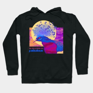 Fabulous Victoria Crowned Pigeon Hoodie